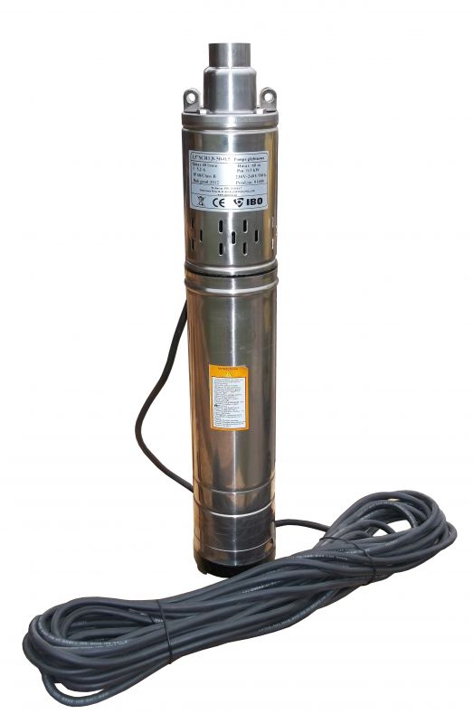 5640Lph SAND RESISTANT 20m CABLE IBO 4/"SDm3-18 Submersible Water Well Pump 135m